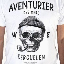 T-Shirt aventurier mers / Blanc