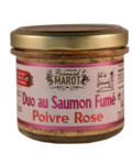 Tartines saumon poivre rose
