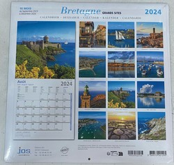 Calendrier bretagne grands sites