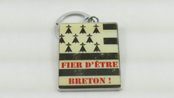 Porte cl mtal fier d'tre breton