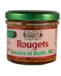 Tartine de rougets tomates basilic