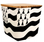 Pot carr bambou Drapeau Breton petit modle