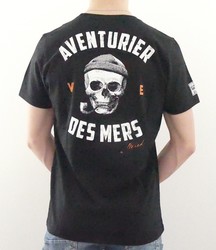 T-Shirt aventurier des mers/noir