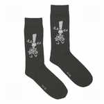Chaussettes unies anthracite