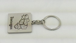 Porte cl mtal carte Bretagne