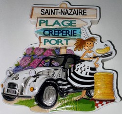 Magnet pancarte Saint Nazaire