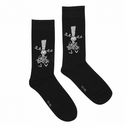 Chaussettes unies noir