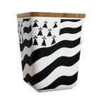 Pot carr bambou Drapeau Breton Grand Modle