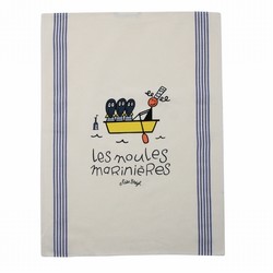 Torchon "Les moules marinires" A l'Aise Breizh