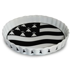 Plat  tarte drapeau breton