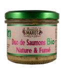 Tartine duo de saumons